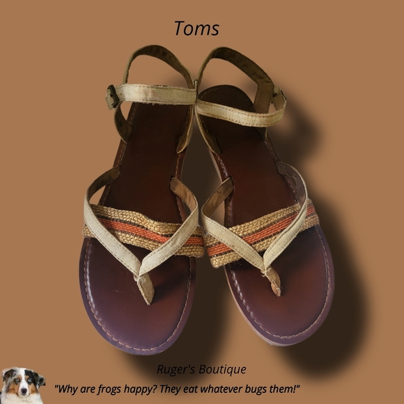 Toms Shoes - 🌿Toms Women's 8W Lexi Thong Double Strap Sandles